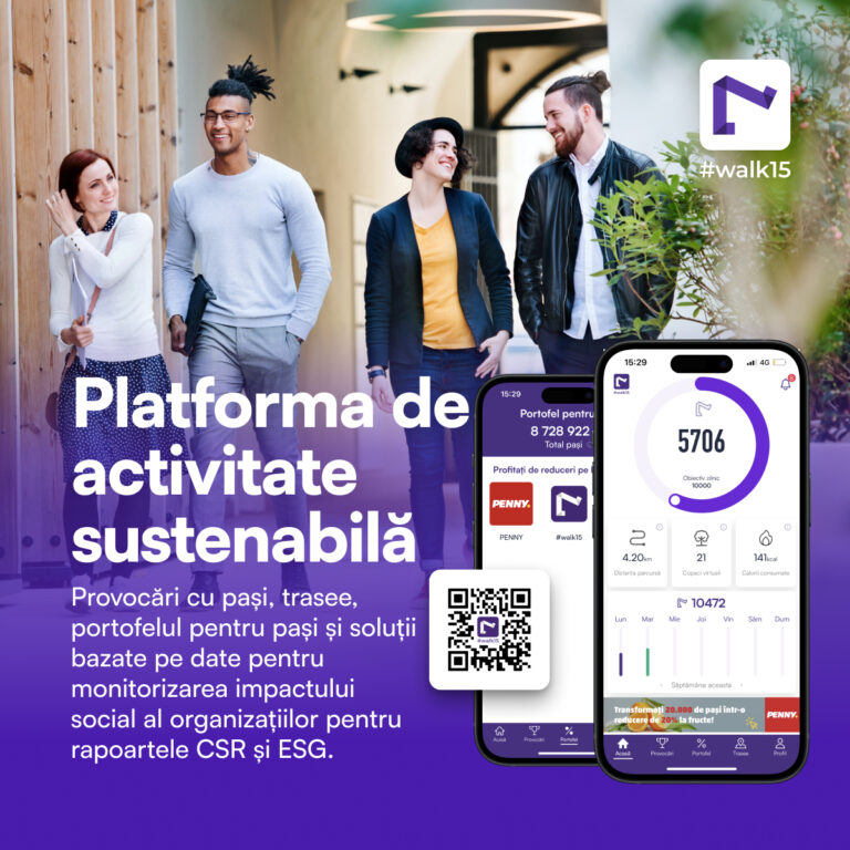 Read more about the article Walk15 – cea mai bună platformă de activitate sustenabilă